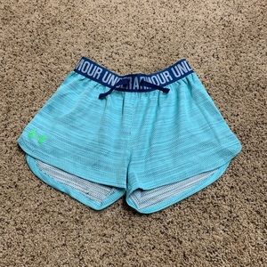 blue under armour shorts